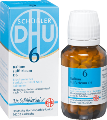 BIOCHEMIE DHU 6 Kalium sulfuricum D 6 Tabletten