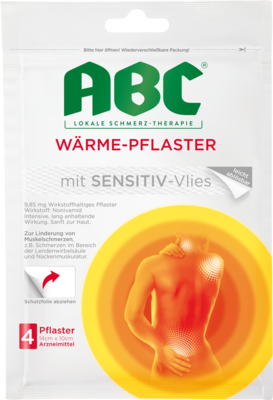 ABC Wärme-Pflaster sensitive Hansaplast med 10x14