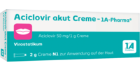 ACICLOVIR akut Creme-1A Pharma