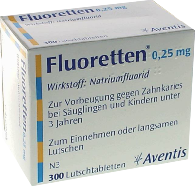 FLUORETTEN 0,25 mg Tabletten