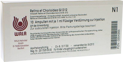 RETINA ET Chorioidea GL D 12 Ampullen