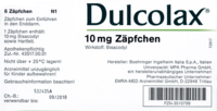 DULCOLAX 10 mg Zäpfchen