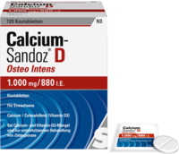 CALCIUM SANDOZ D Osteo intens Kautabletten