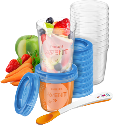 AVENT Aufbewahr.Syst.Set Babynahr.10x180/10x240ml