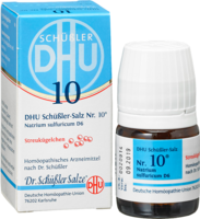 BIOCHEMIE DHU 10 Natrium sulfuricum D 6 Globuli