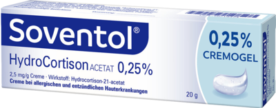 SOVENTOL Hydrocortisonacetat 0,25% Creme