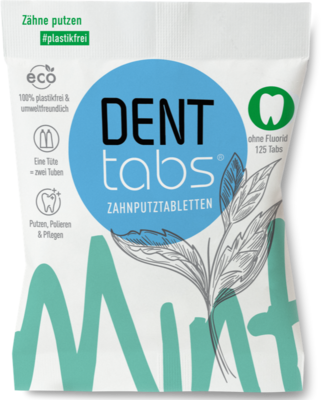 DENTTABS Zahnputztabletten stevia-mint o.Fluorid