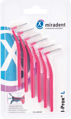 MIRADENT Interdentalbürste I-Prox L 0,4 mm pink