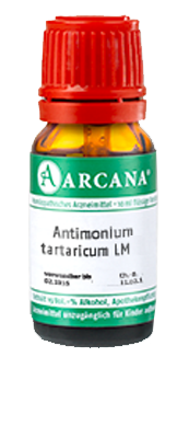 ANTIMONIUM TARTARICUM LM 10 Dilution