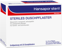 HANSAPOR steril Duschpflaster 8x10 cm