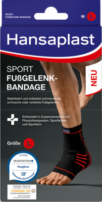 HANSAPLAST Sport Fußgelenk-Bandage Gr.L