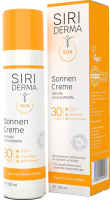 SIRIDERMA Sonnencreme LSF 30 ohne Duftstoffe