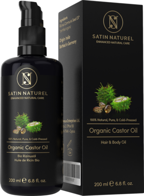 SATIN NATUREL Bio Rizinusöl kaltgepresst Haare